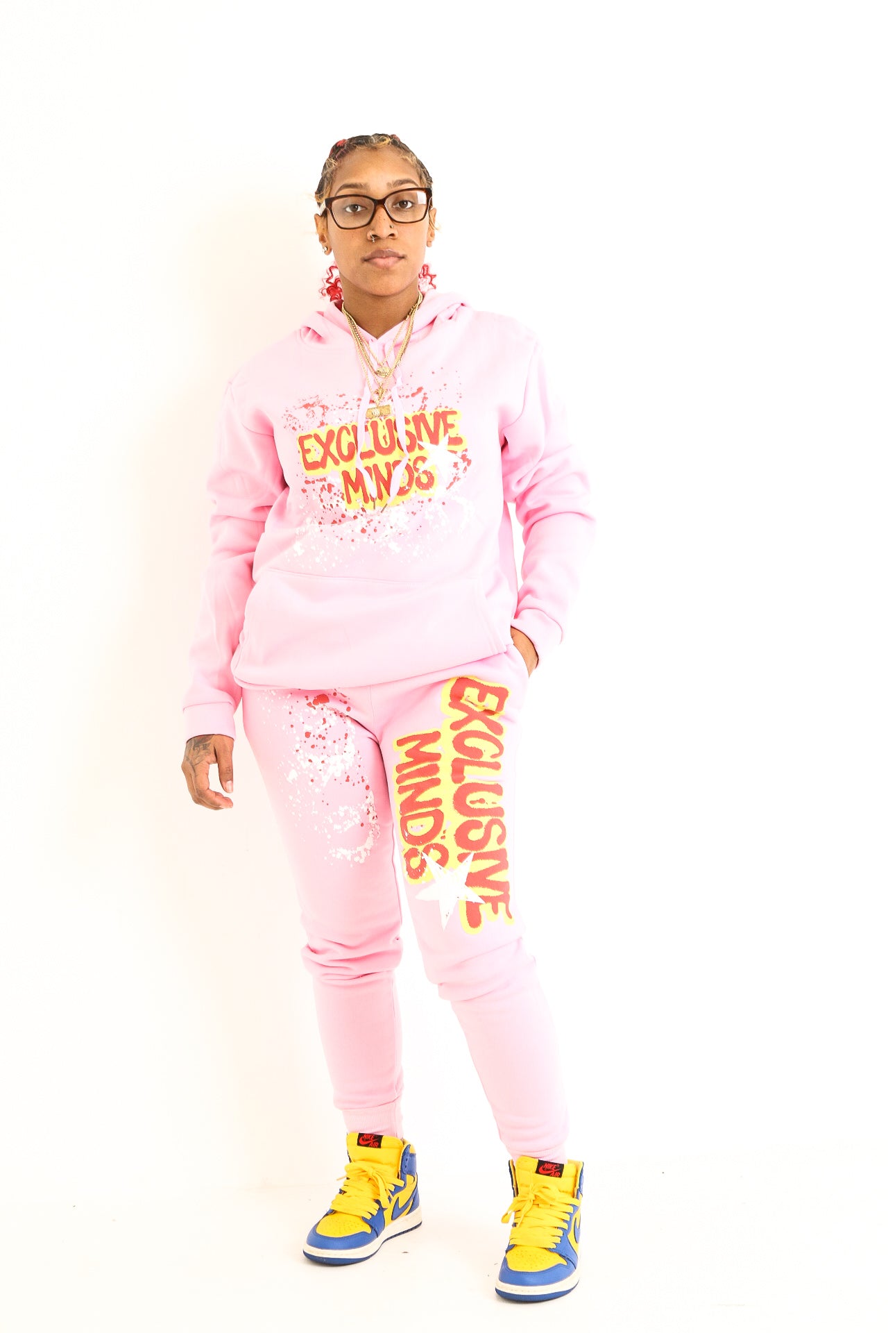 EMC Puff Sweatsuit (Pink)
