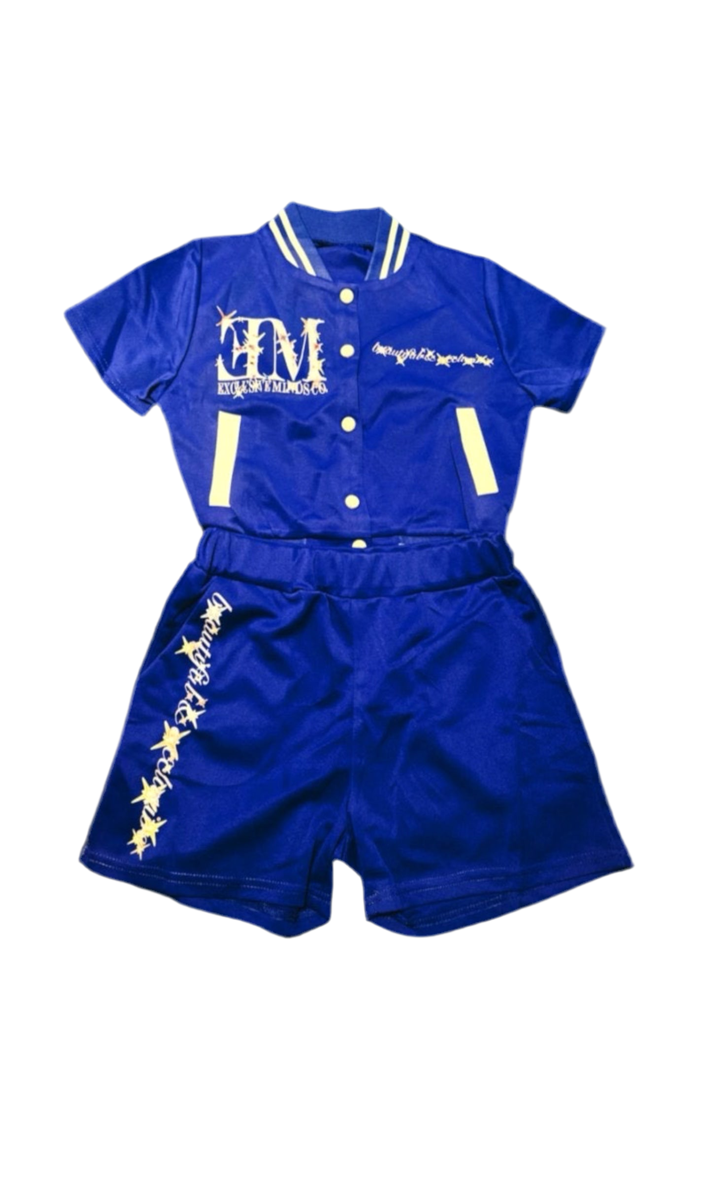 “Beautiful & Exclusive” Two-Piece Set (Blue)