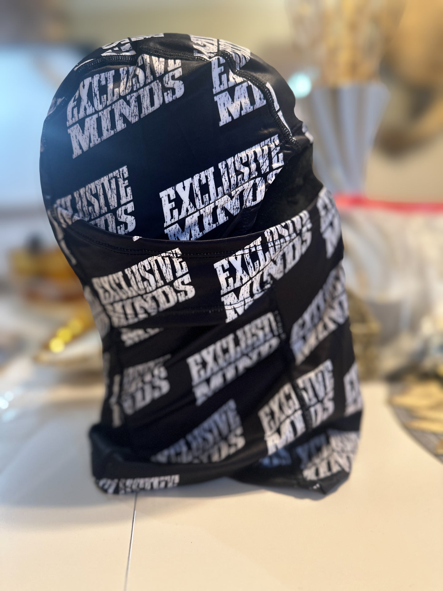 Distressed Logo Mask “Black”