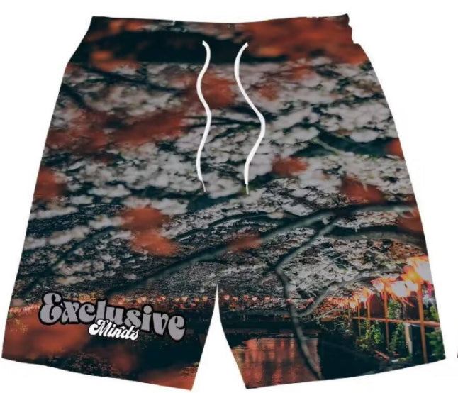 “Dope Nature” Mesh Shorts