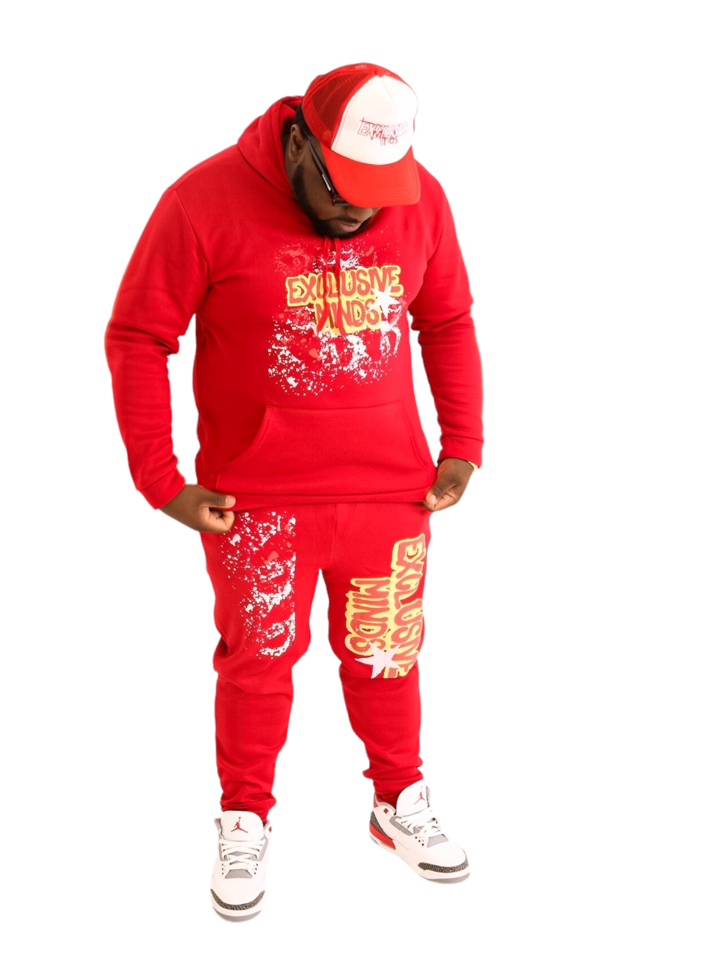 EMC Puff Sweatsuit (Red)