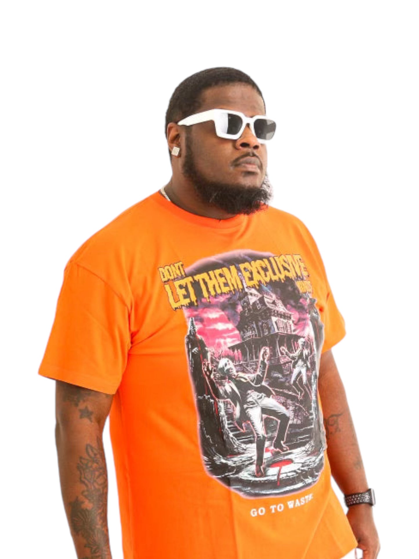 Orange “Calamity” Tee
