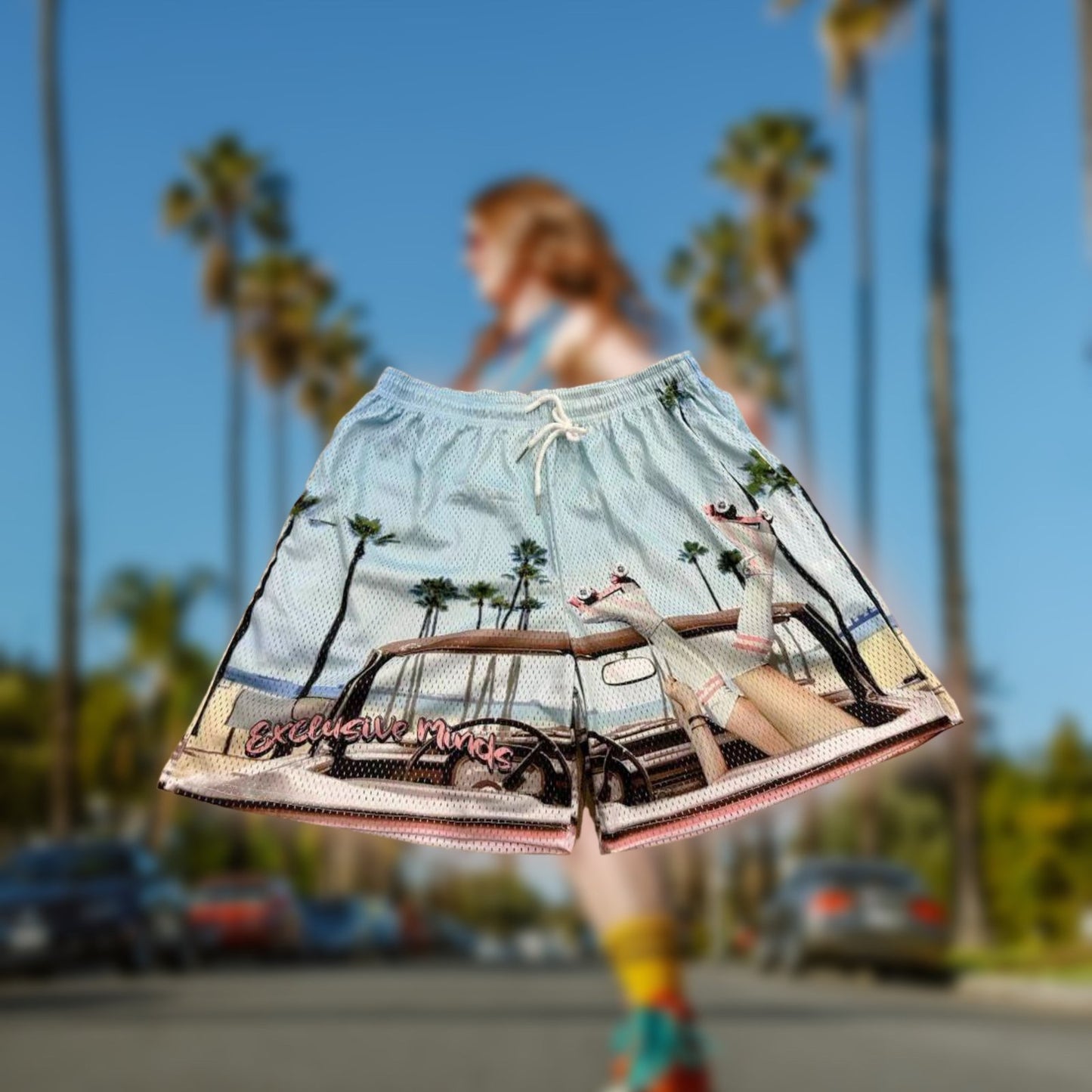“Dope Lady” Mesh Shorts