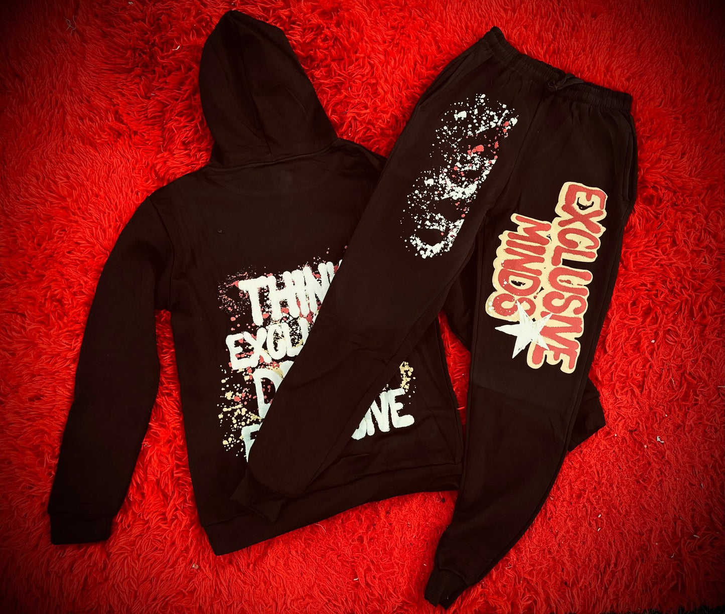 EMC Puff Sweatsuit (Black)