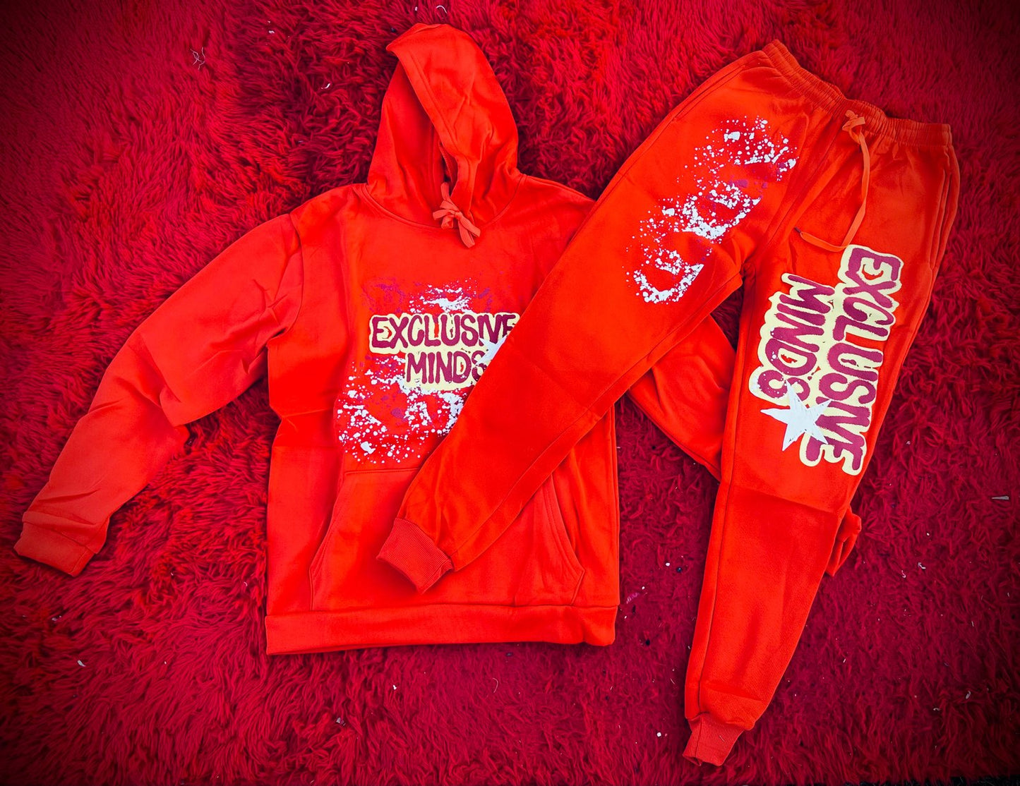 EMC Puff Sweatsuit (Orange)