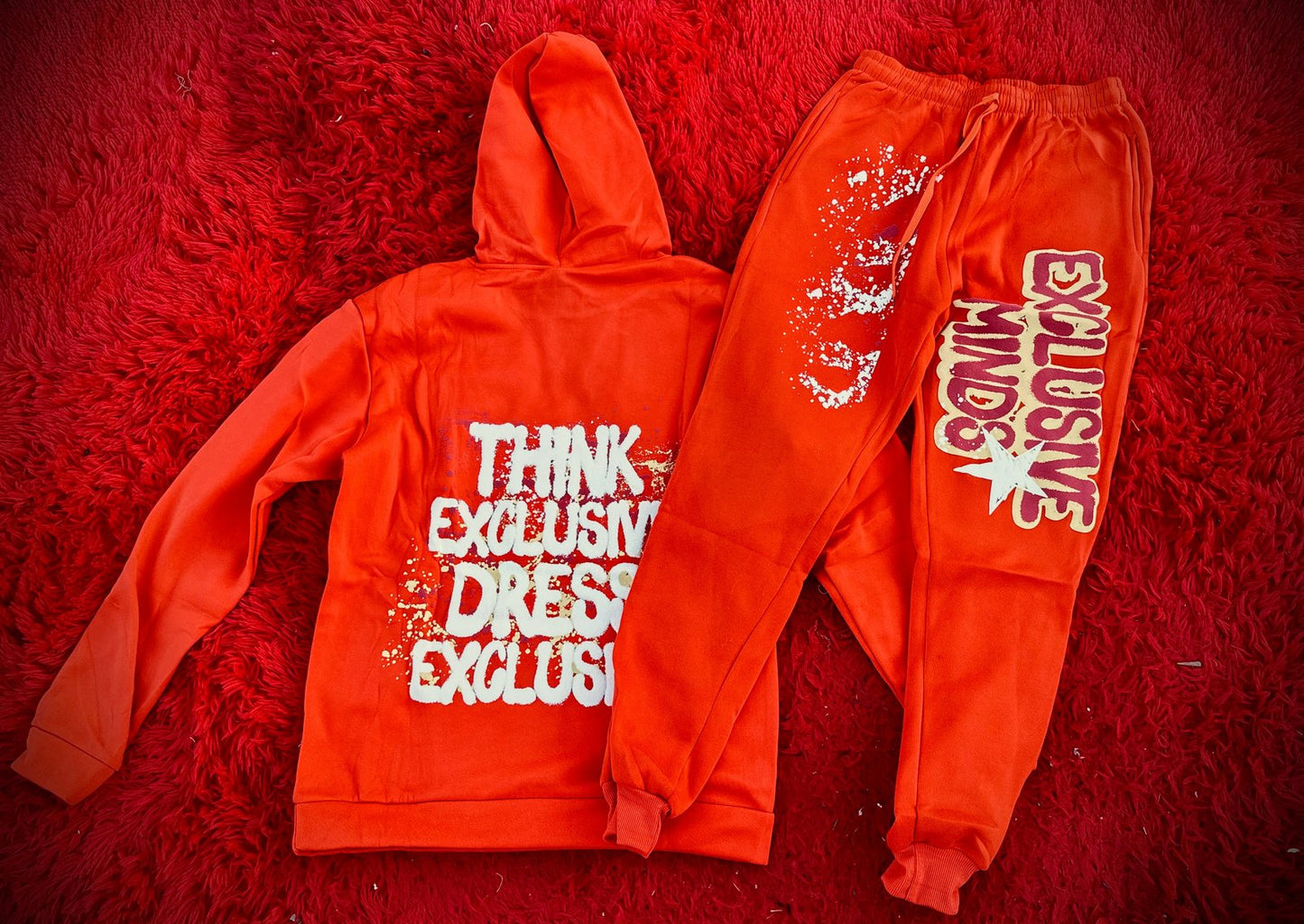 EMC Puff Sweatsuit (Orange)