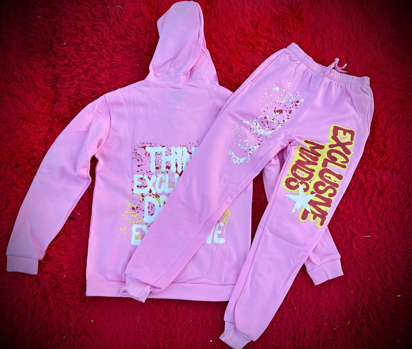 EMC Puff Sweatsuit (Pink)