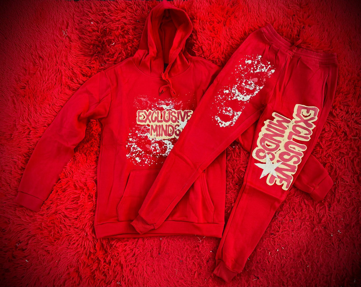 EMC Puff Sweatsuit (Red)