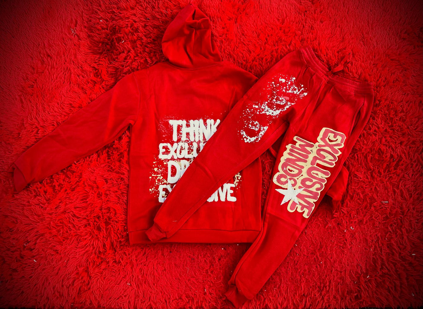 EMC Puff Sweatsuit (Red)