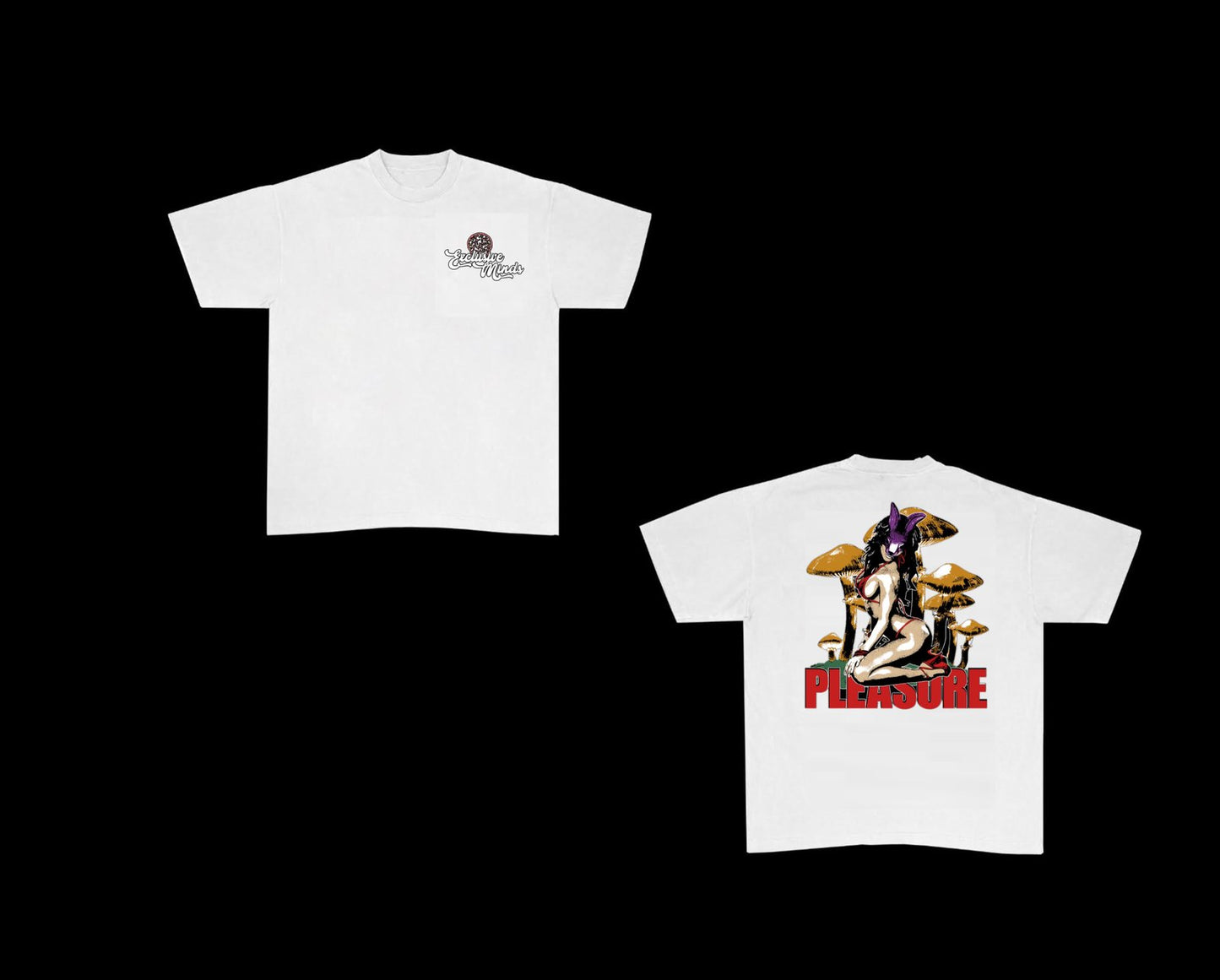 “Pleasure” White Tee