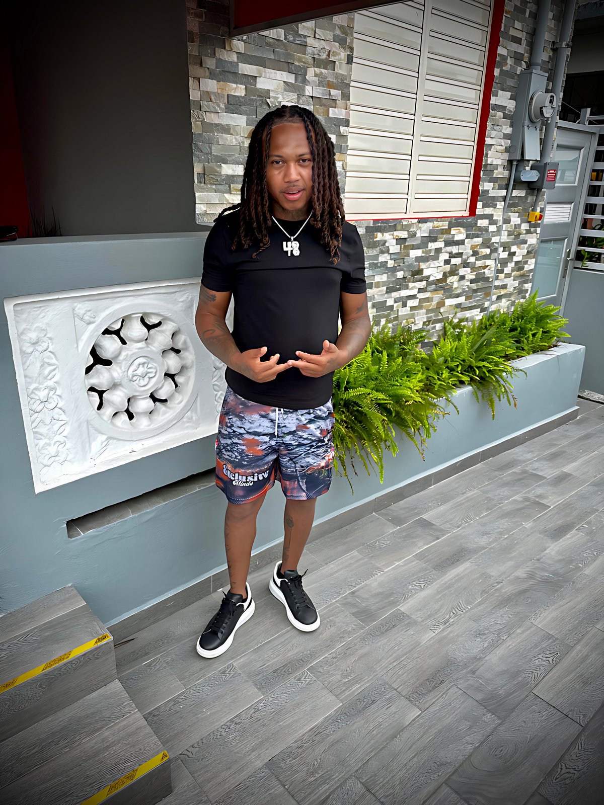 “Dope Nature” Mesh Shorts