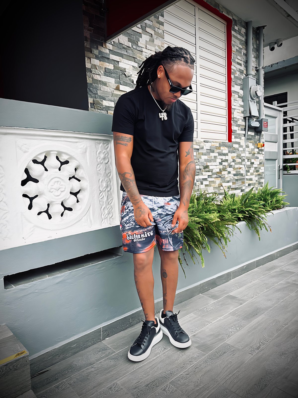 “Dope Nature” Mesh Shorts