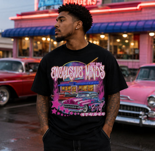 “Retro Art” Tee (Black)
