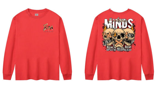“🤫” Red Long-sleeve