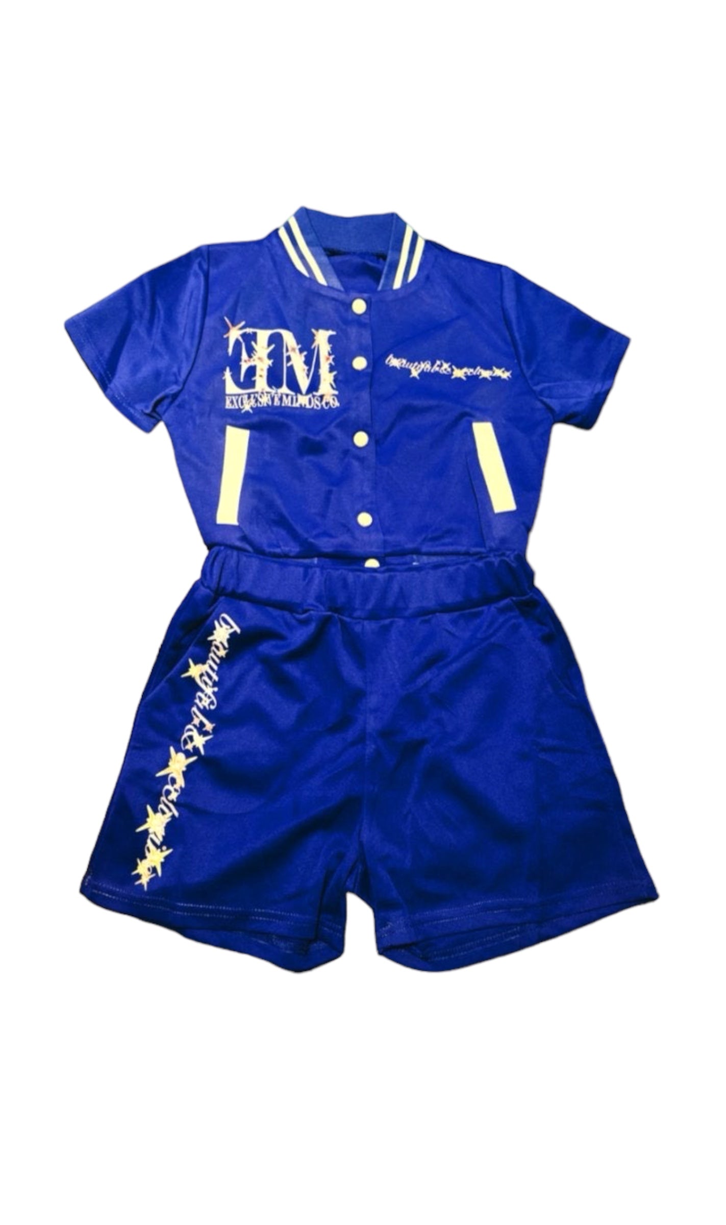“Beautiful & Exclusive” Two-Piece Set (Blue)