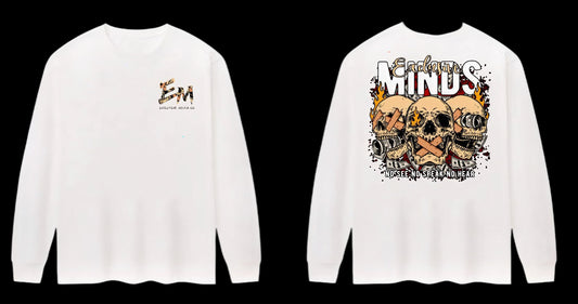 “🤫” White Long-sleeve