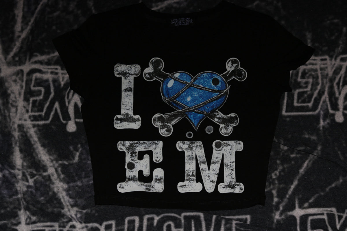 I 💙 EMC Crop Top