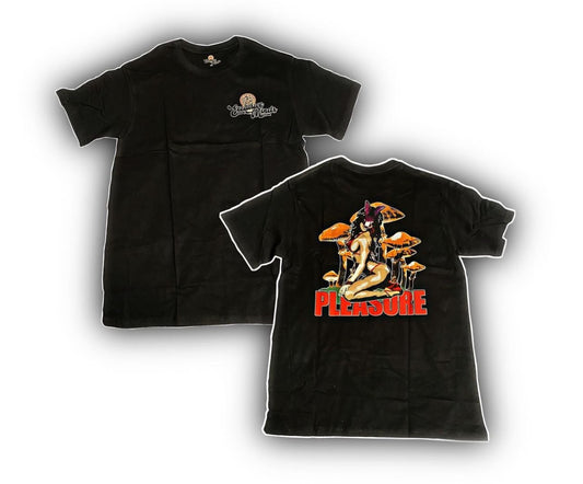 “Pleasure” Black Tee
