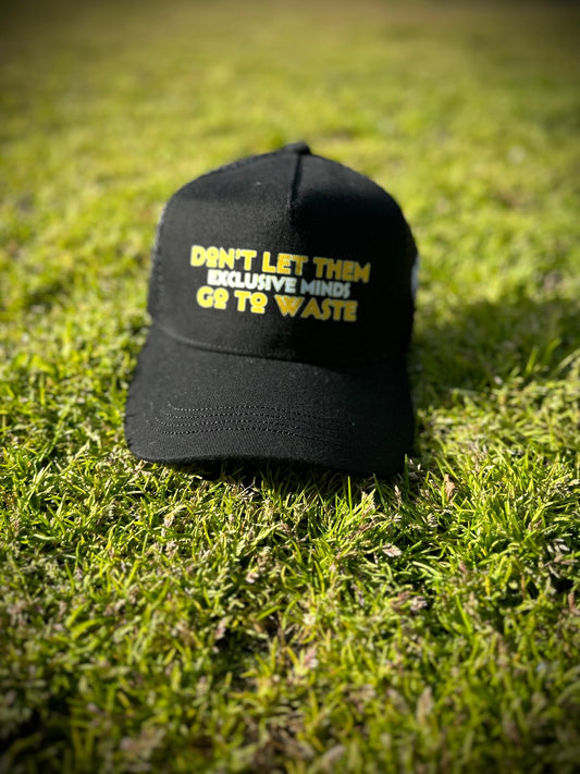 Black with Yellow “Calamity Collection” Trucker Hat