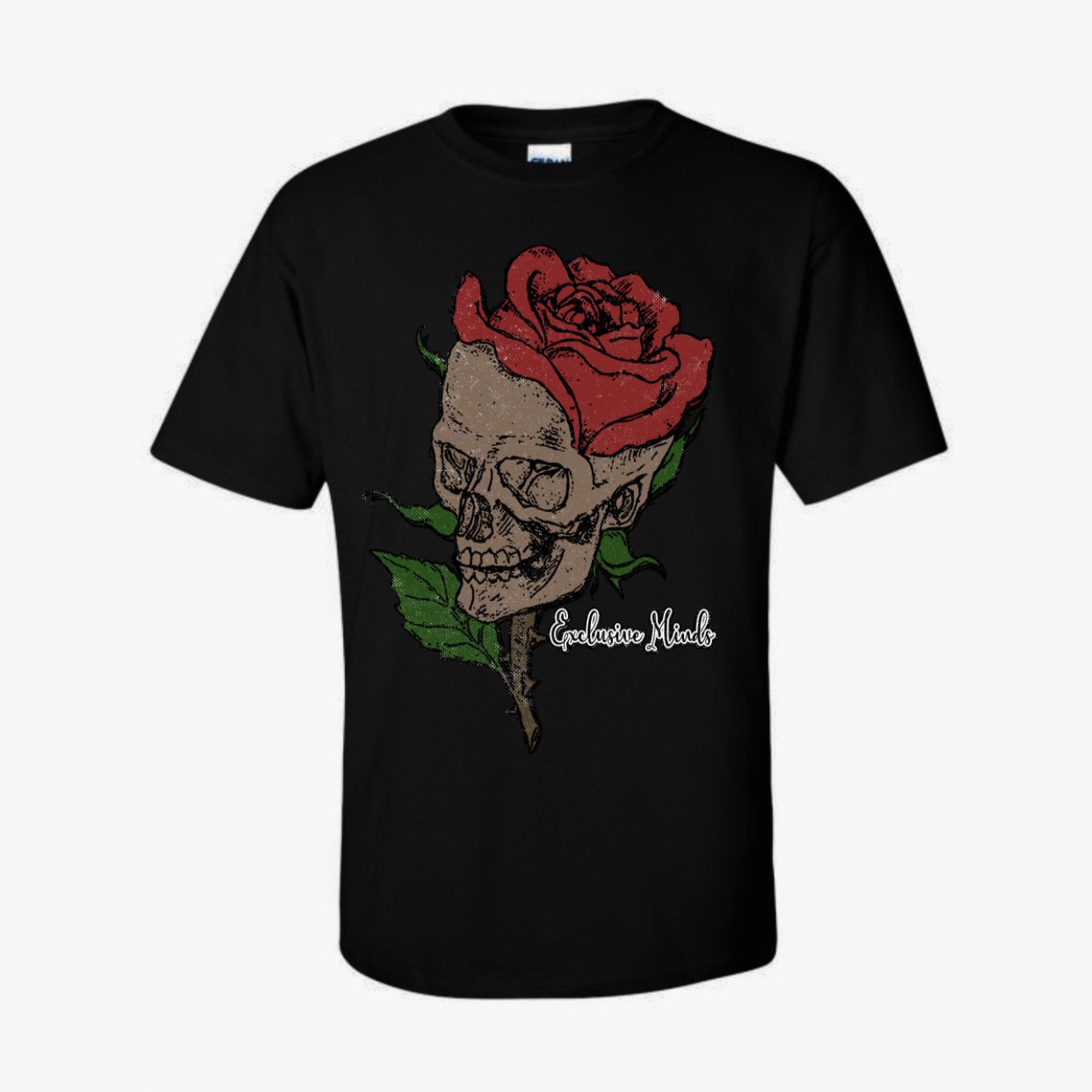 “Rose Skull” Tee (Black)